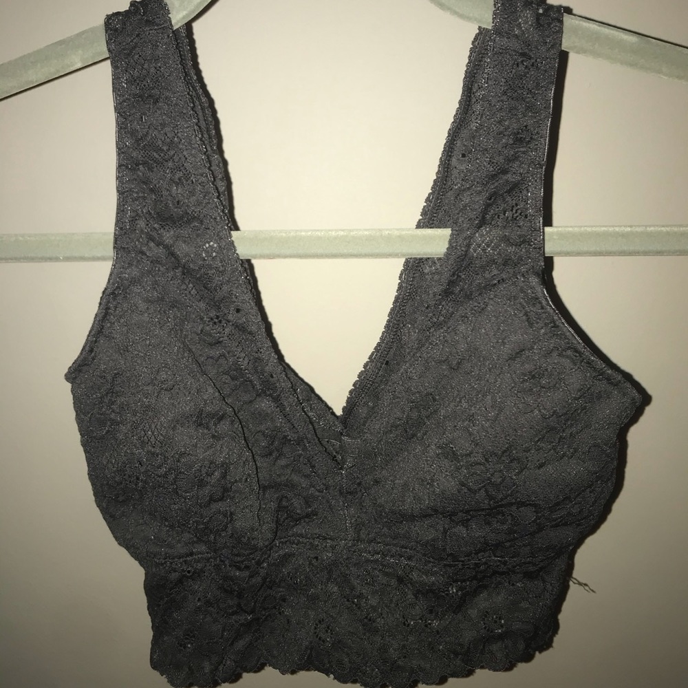 Dark gray bralette